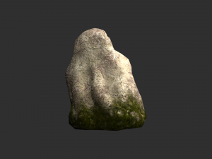 Rock Set 03 - Moss 3D Model