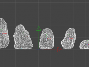 Rock Set 03 - Moss 3D Model