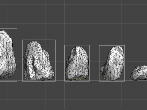 Rock Set 03 - Moss 3D Model
