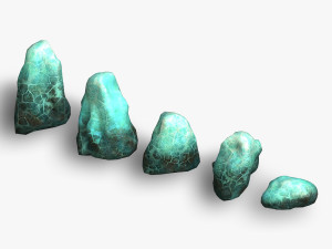 Rock Set 03 - Ice Modelo 3D