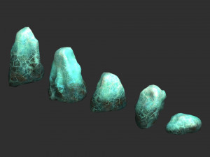 Rock Set 03 - Ice Modèle 3D