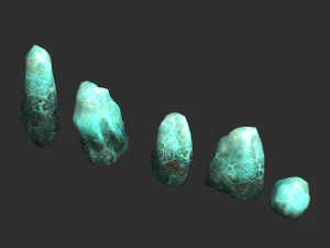 Rock Set 03 - Ice 3D Model
