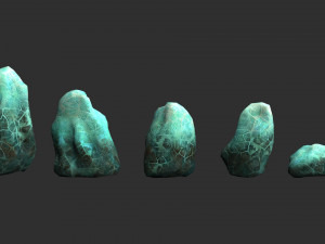 Rock Set 03 - Ice Modèle 3D