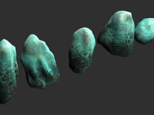 Rock Set 03 - Ice 3D Model