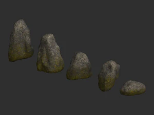 Rock Set 03 - Cracks 2 3D Model