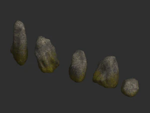 Rock Set 03 - Cracks 2 3D Model