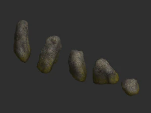 Rock Set 03 - Cracks 2 3D Model