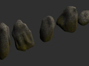 Rock Set 03 - Cracks 2 3D Model