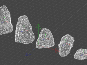 Rock Set 03 - Cracks 2 3D Model