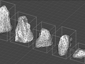 Rock Set 03 - Cracks 2 3D Model