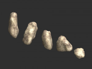 Rock Set 03 - Light 3D Model