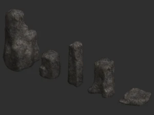 Rock Set 06 - Base 3D Model