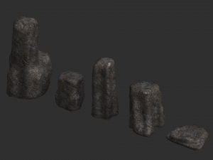 Rock Set 06 - Base Modelo 3D