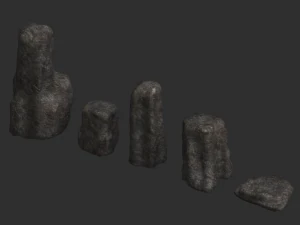 Rock Set 06 - Base 3D Model