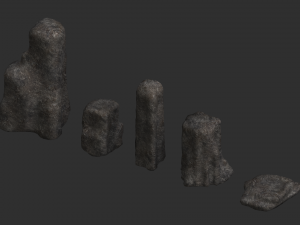 Rock Set 06 - Base Modelo 3D