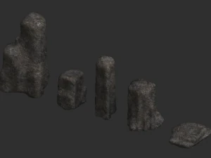 Rock Set 06 - Base 3D Model