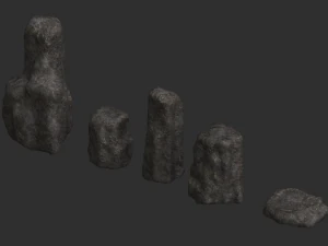 Rock Set 06 - Base 3D Model