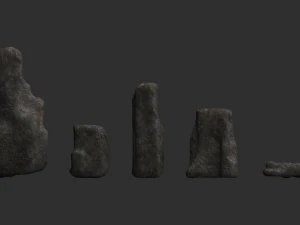Rock Set 06 - Base 3D Model