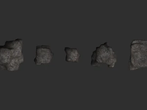 Rock Set 06 - Base 3D Model