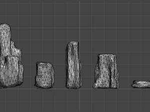 Rock Set 06 - Base 3D Model
