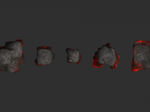 Rock Set 06 - Lava 3D Model