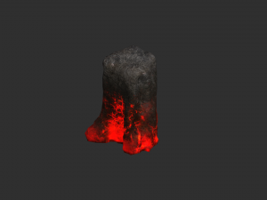 Rock Set 06 - Lava 3D Model