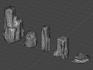 Rock Set 06 - Lava 3D Model