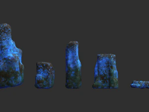 Rock Set 06 - Magic 3D Model