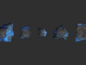 Rock Set 06 - Magic 3D Model