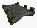 Stone Bridge - Moss 1 3D मॉडल