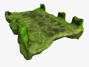 Stone Bridge - Moss 2 3D Model