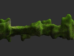 Stone Bridge - Moss 2 3D Model