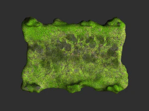 Stone Bridge - Moss 2 3D Model
