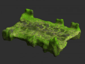Stone Bridge - Moss 2 Modelo 3D