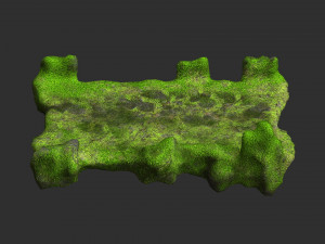 Stone Bridge - Moss 2 Modelo 3D