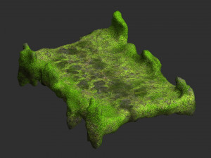 Stone Bridge - Moss 2 Modelo 3D