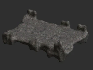 石桥 - 底座 3D 模型