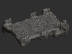 石桥 - 底座 3D 模型