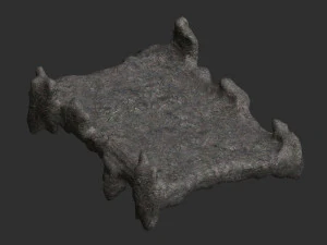 石桥 - 底座 3D 模型