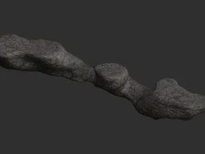 Long Flat Rocks - Base 3D Model