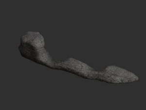 Long Flat Rocks - Base 3D Model