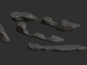Long Flat Rocks - Base 3D 모델