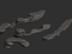 Long Flat Rocks - Base 3D 모델