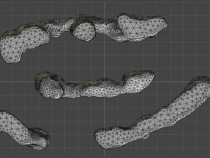 Long Flat Rocks - Base 3D Model