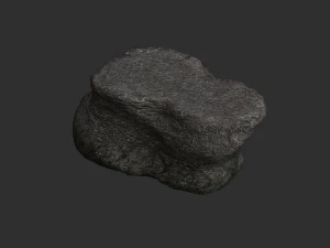 Short Flat Rocks - Base 3D Model