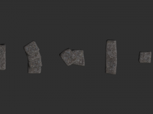 6 Stone Platforms - Base 3D Model