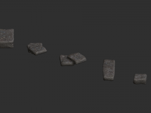 6 Stone Platforms - Base 3D Model