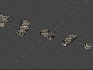 6 Stone Platforms - Base 3D Model