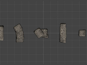 6 Stone Platforms - Base 3D Model