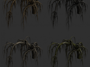 12 Roots in 4 Texture Options 3D Model